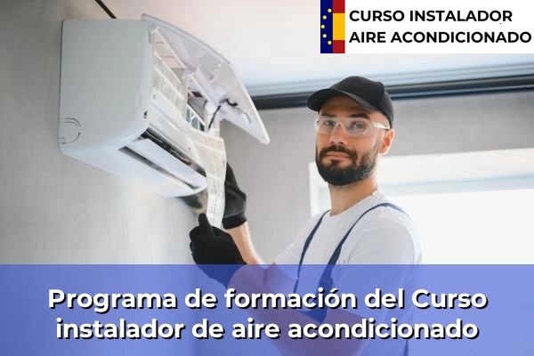 Programa de formación del Curso instalador de aire acondicionado